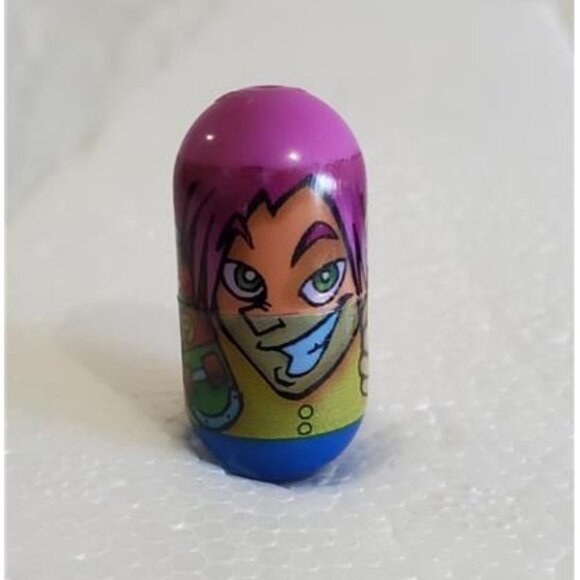 Mighty Beanz X-Treme Bean 2004 Purple Hair Character Capsule Moose Toys JA-RU - Picture 1 of 7